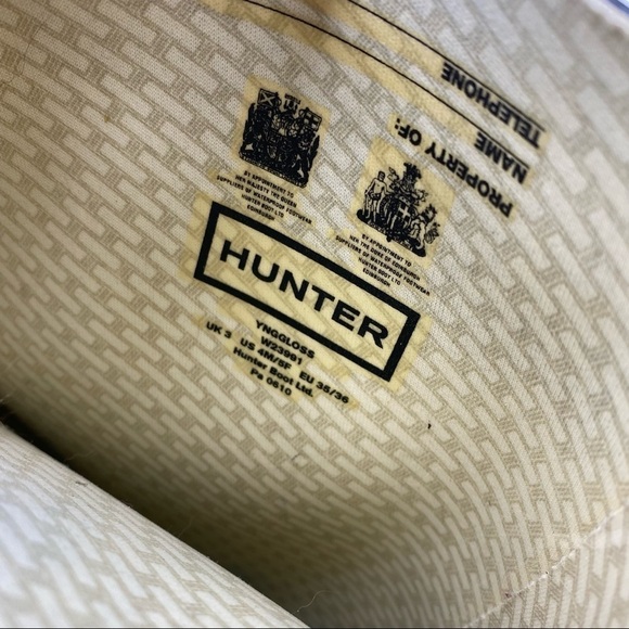 Hunter Black Tall Rain Boots - Picture 5 of 5